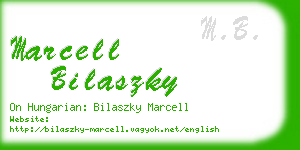 marcell bilaszky business card